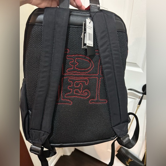 Ed Hardy Black and Gray Backpack with Skull Design - Picture 5 of 5